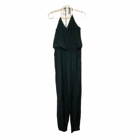 Lulus Learning to Fly Black Halter Jumpsuit Jogger - Picture 3 of 14